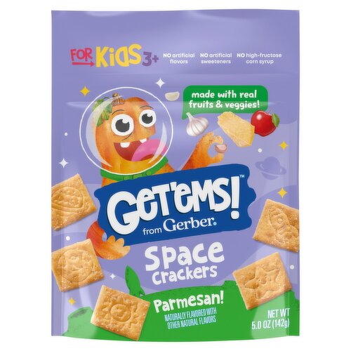 Gerber Get'ems! Parmesan! Space Crackers, 5.0 oz