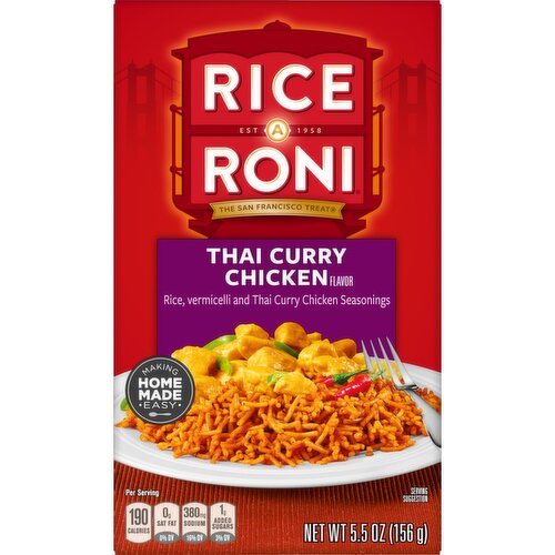 Rice A Roni Rice Vermicelli Thai Curry Chicken Flavor 5.5 Oz