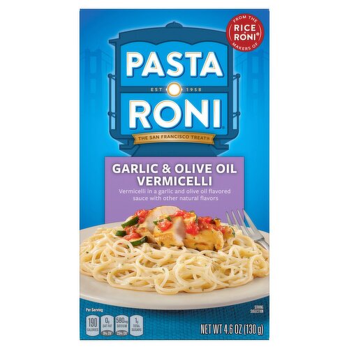 Pasta Roni Garlic & Olive Oil Vermicelli, 4.6 oz