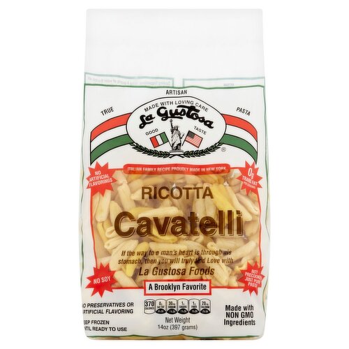 La Gustosa Ricotta Cavatelli Pasta, 14 oz