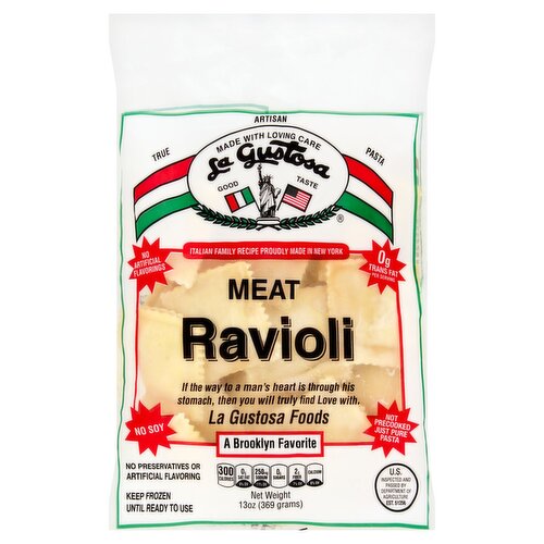 La Gustosa Meat Ravioli, 13 oz