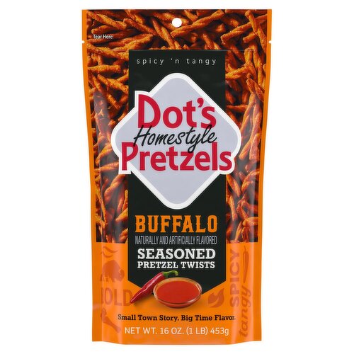 Dot's Homestyle Pretzels Buffalo Seasoned Pretzel Twists, 16 oz