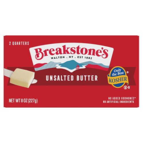 Breakstone's Unsalted Butter, 2 count, 8 oz