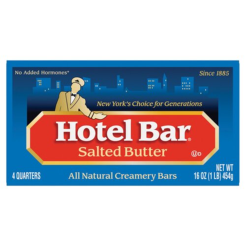 Hotel Bar Salted Butter, 4 count, 16 oz