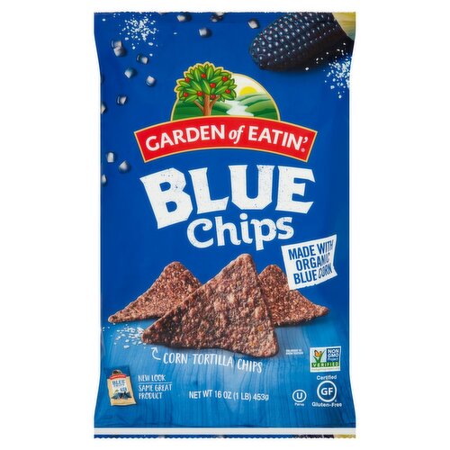 Garden of Eatin' Blue Corn Tortilla Chips, 16 oz