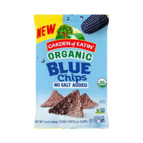 Garden of Eatin' Organic Blue Corn Tortilla Chips, 14 oz