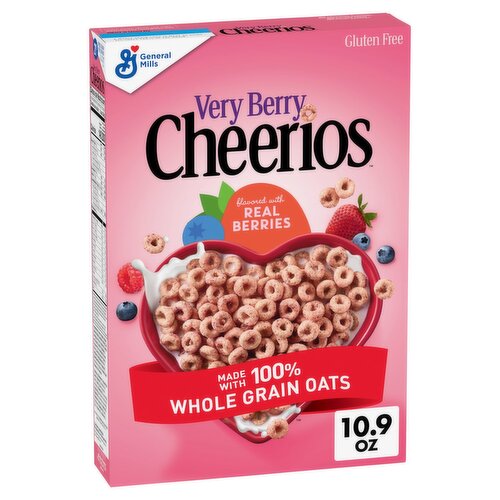 General Mills Cheerios Very Berry Sweetened Whole Grain Oat Cereal, 10.9 oz
