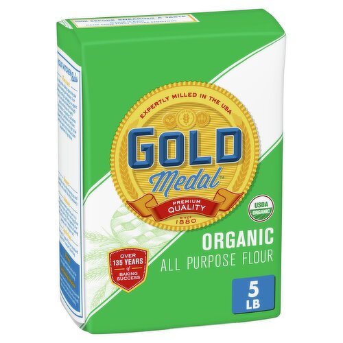Gold Medal Organic All Purpose Flour, 5 lb
