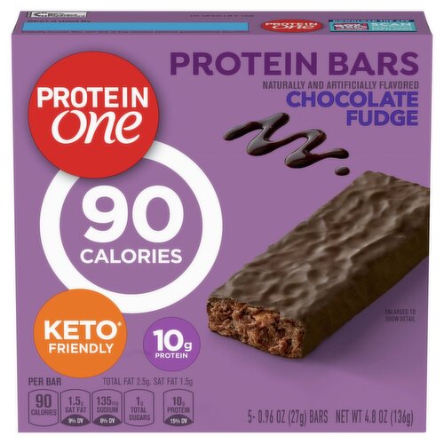 Protein One Chocolate Fudge Protein Bars, 0.96 oz, 5 count