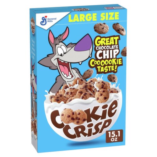 General Mills Cookie Crisp Naturally Flavored Sweetened Cereal Large Size, 15.1 oz