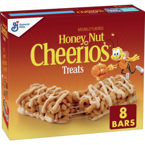General Mills Cheerios Honey Nut Treats Bars, 0.85 oz, 8 count