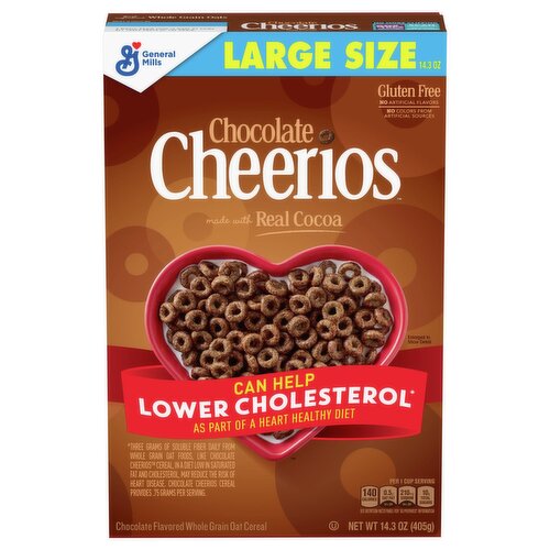 General Mills Cheerios Chocolate Cereal Large Size, 14.3 oz