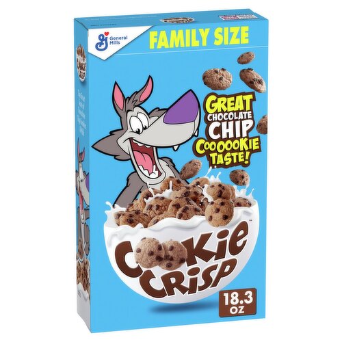 General Mills Cookie Crisp Naturally Flavored Sweetened Cereal Family Size, 1 lb 2.3 oz