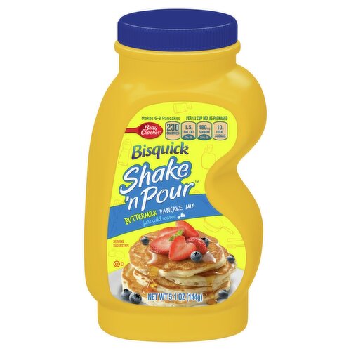 Betty Crocker Bisquick Shake 'n Pour Buttermilk Pancake Mix, 5.1 oz