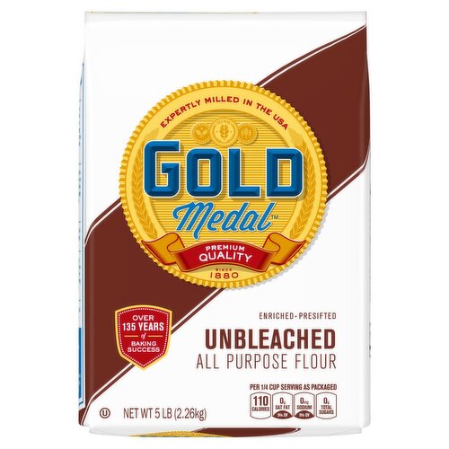 Gold Medal Unbleached All Purpose Flour, 5 lb