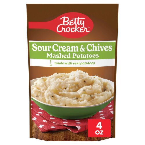Betty Crocker Sour Cream & Chives Mashed Potatoes, 4.0 oz