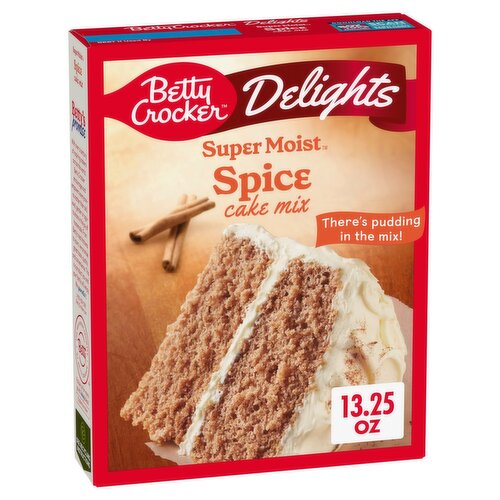 Betty Crocker Delights Super Moist Spice Cake Mix, 13.25 oz