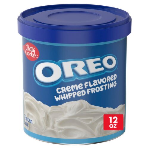 Betty Crocker Oreo Creame Flavored Whipped Frosting, 12 oz