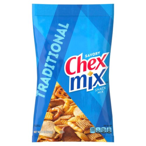 Chex Mix Traditional Savory Snack Mix, 8 oz