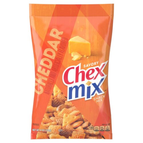 Chex Mix Cheddar Savory Snack Mix, 8 oz