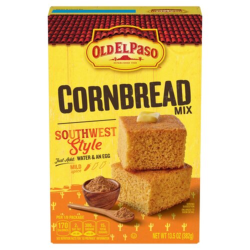 Old El Paso Southwest Style Cornbread Mix, 13.5 oz