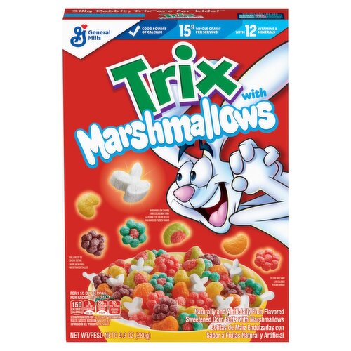 General Mills Trix Sweetened Corn Puffs with Marshmallows, 9.9 oz