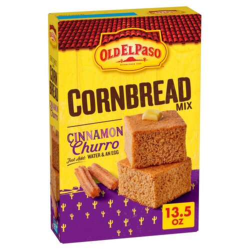 Old El Paso Cinnamon Churro Cornbread Mix, 13.5 oz