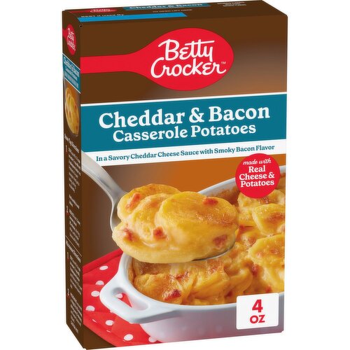 Betty Crocker Cheddar & Bacon Casserole Potatoes, 4 oz