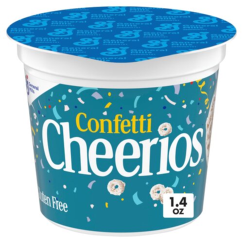 General Mills Cheerios Confetti Vanilla Flavored Sweetened Whole Grain Oat Cereal, 1.4 oz