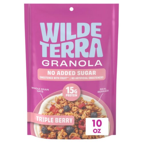 Wilde Terra Triple Berry Granola, 10 oz