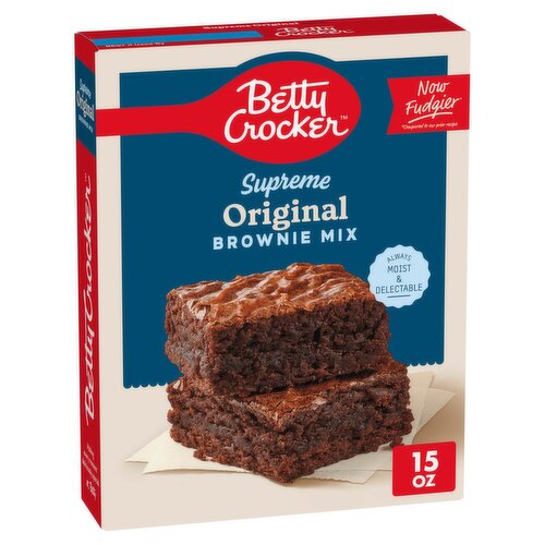 Betty Crocker Supreme Original Brownie Mix, 15 oz