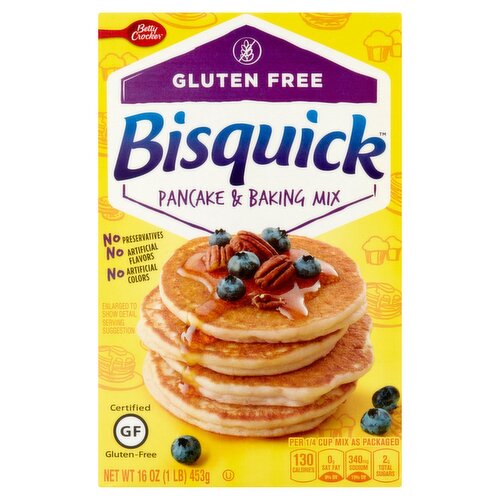 Betty Crocker Bisquick Gluten Free Pancake & Baking Mix, 16 oz