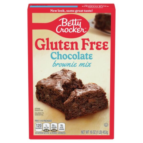 Betty Crocker Gluten Free Chocolate Brownie Mix, 16 oz