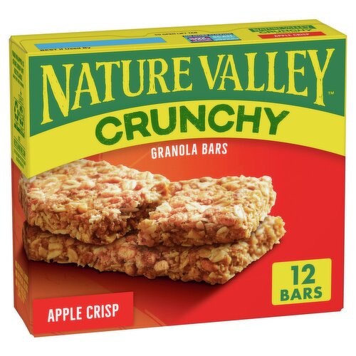 Nature Valley Crunchy Apple Crisp Granola Bars, 1.49 oz, 6 count