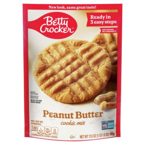 Betty Crocker Peanut Butter Cookie Mix, 17.5 oz