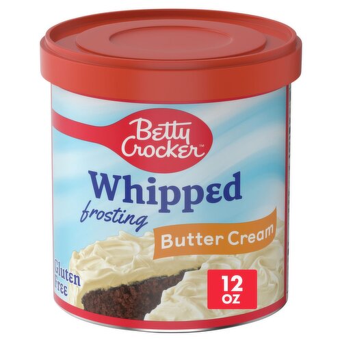 Betty Crocker Butter Cream Whipped Frosting, 12 oz