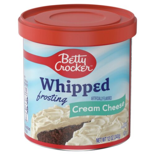 Betty Crocker Cream Cheese Whipped Frosting, 12 oz