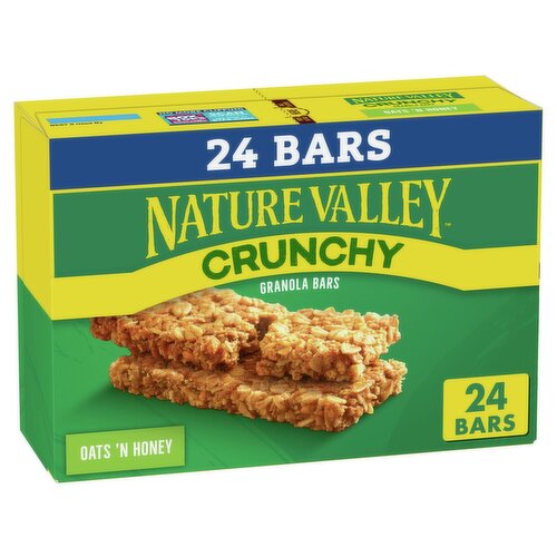 Nature Valley Crunchy Oats 'n Honey Granola Bars, 1.49 oz, 12 count