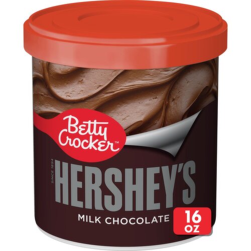 Betty Crocker Hershey's Milk Chocolate Premium Frosting, 16 oz