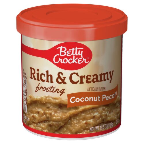 Betty Crocker Coconut Pecan Rich & Creamy Frosting, 15.5 oz