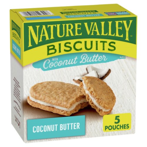 Nature Valley Biscuits with Coconut Butter, 1.35 oz, 5 count