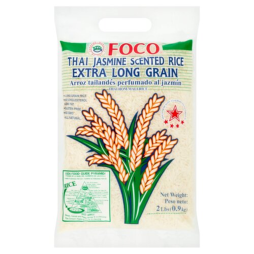 Foco Extra Long Grain Thai Jasmine Scented Rice, 2 lbs