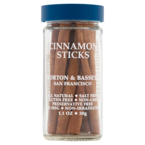 Morton & Bassett Cinnamon Sticks, 1.1 oz