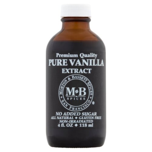 Morton & Bassett Spices Pure Vanilla Extract, 4 fl oz