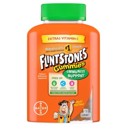 Flintstones +Immunity Support Children's Multivitamin Supplement, 150 count