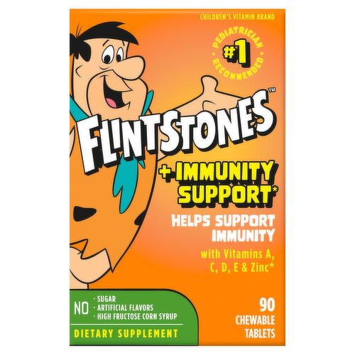 Flintstones +Immunity Support Multivitamin Chewables Dietary Supplement, 90 count