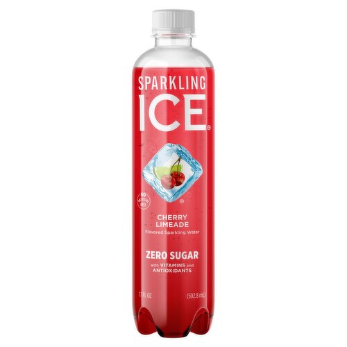 Sparkling Ice Zero Sugar Cherry Limeade Flavored Sparkling Water, 17 fl oz