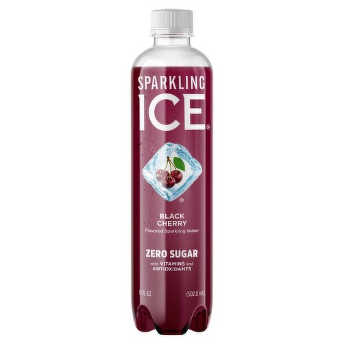 Sparkling Ice Black Cherry Flavored Sparkling Water, 17 fl oz