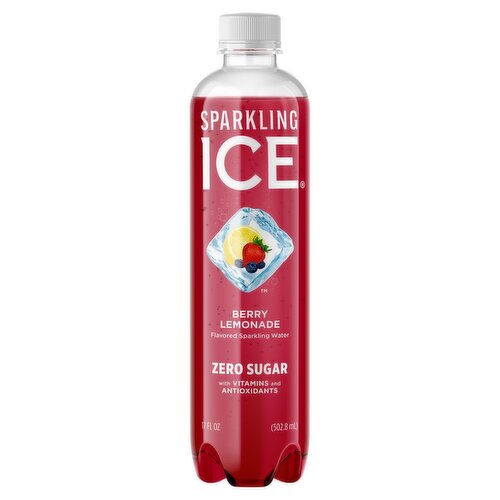 Sparkling Ice Berry Lemonade Flavored Sparkling Water, 17 fl oz