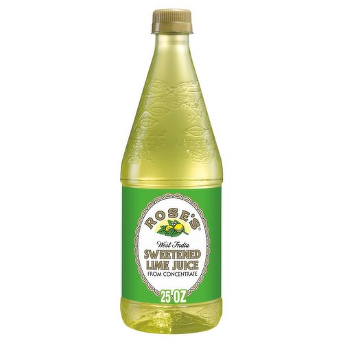 Rose's Sweetened Lime Juice, 25 fl oz